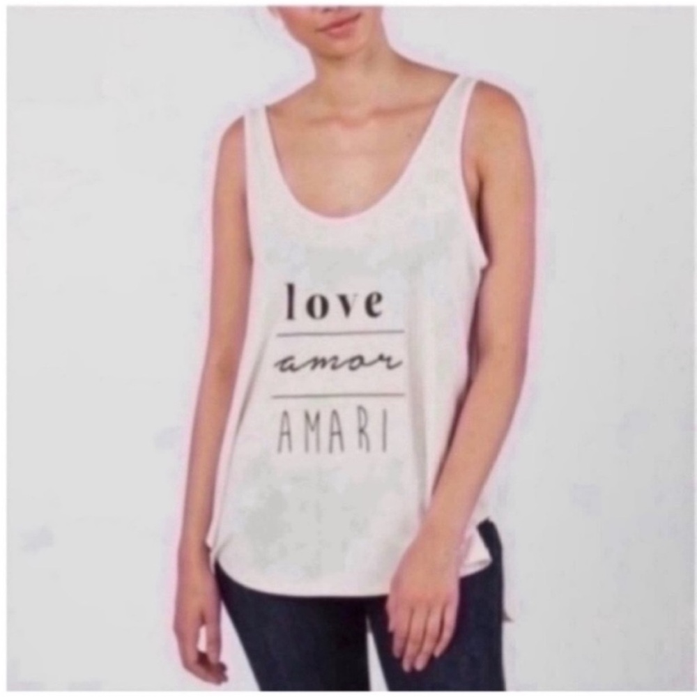Known Supply Global Love Graphic Tank Top White Black